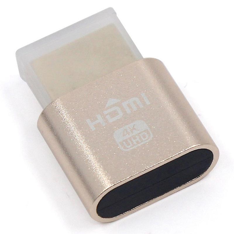 Vga Virtual Display Adapter Male Dummy Plug Edid Lock Plate
