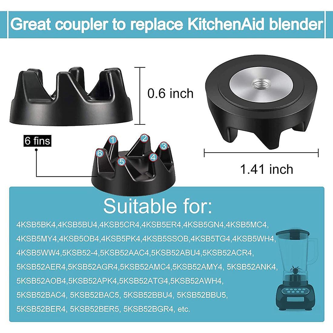 5 Pieces 9704230 Mixer Parts Mixer Coupler Rubber Gear Coupler