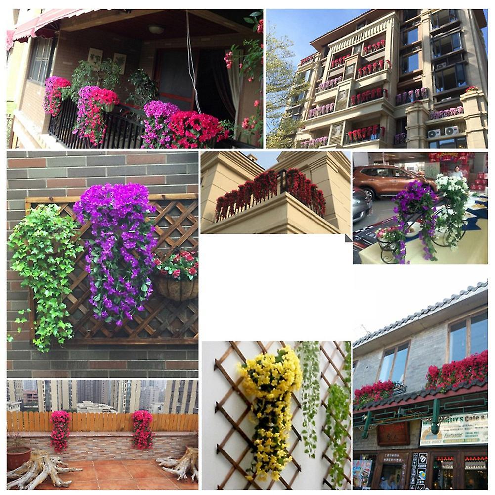 5 Petals Simulation Artificial Flowers Party Decoration Green