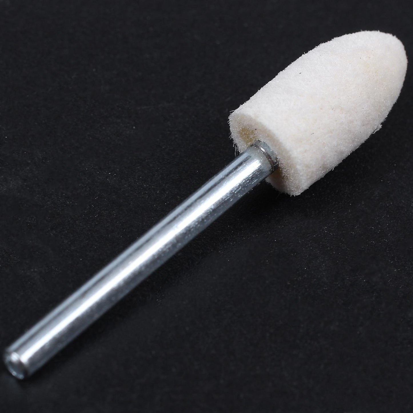 12 Pcs Polishing Buffing Tool 8.5mm Conical Mounted Felt Bobs