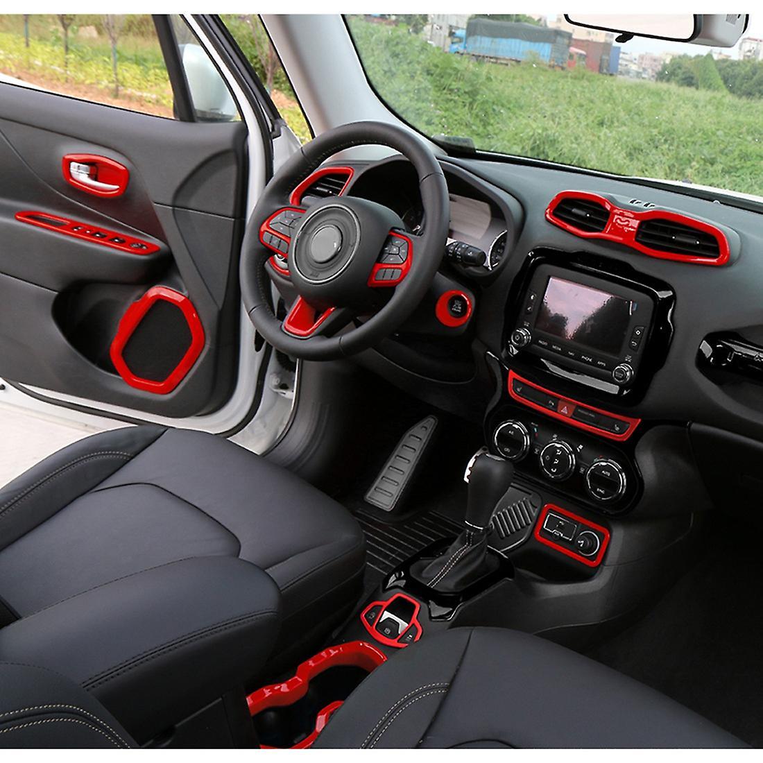 Air Conditioning Vent Interior for Jeep Renegade 2016-2018 (red)