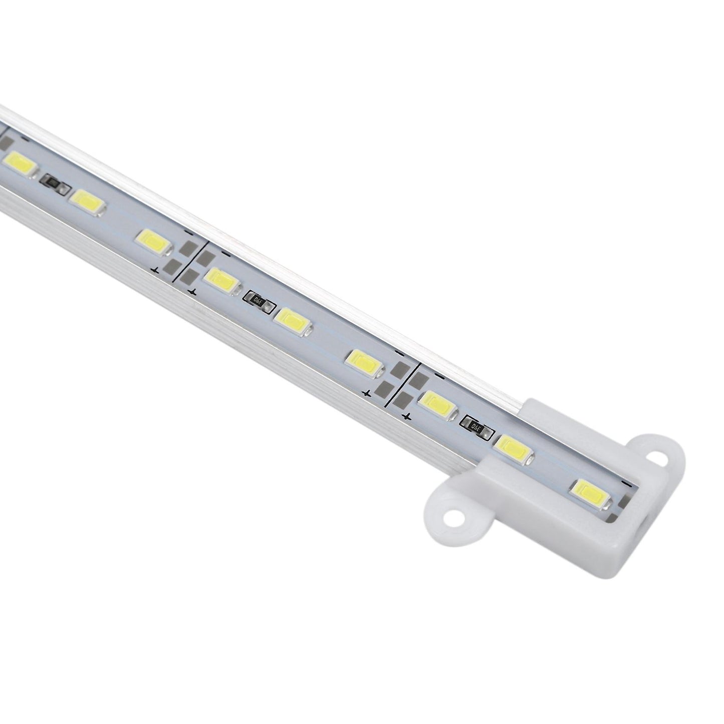 3x 50cm 12v 36 Led 5050 Smd Hard Strip Bar Light Aluminum Rigid White