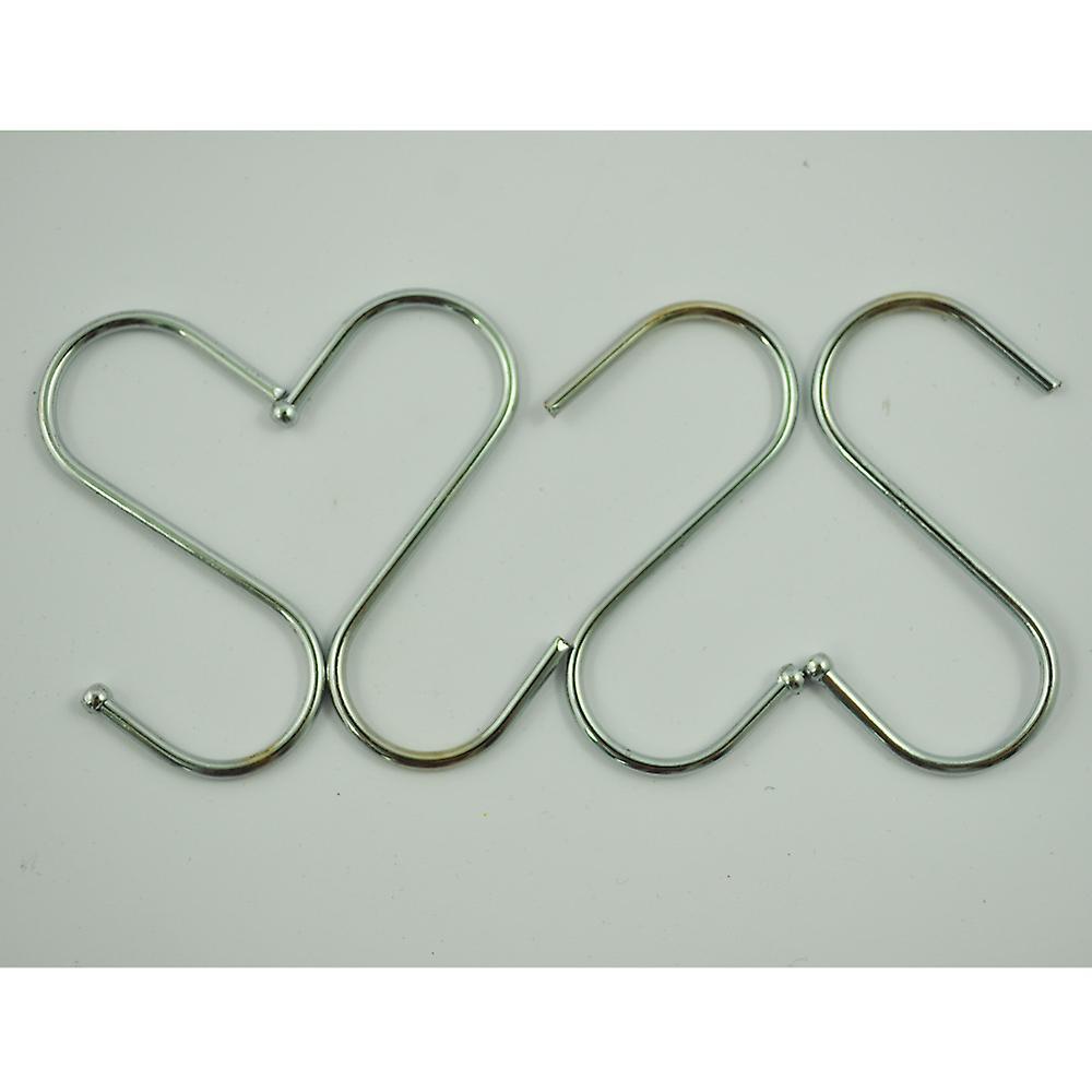 4 Pcs Scarf Apparel Punch Cup Bowl S Shaped Metal Hooks Hangers