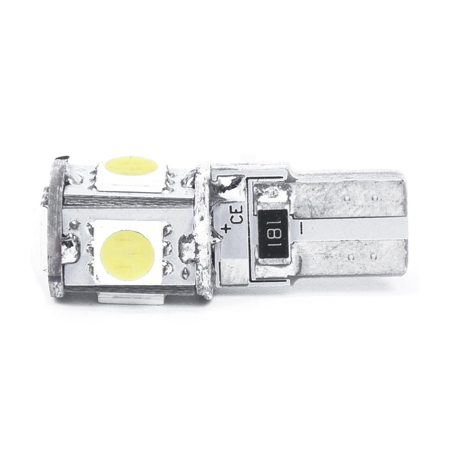 2x Ampoule 5 Led Smd W5w T10 Blanc Xenon Veilleuse Lumiere Voiture