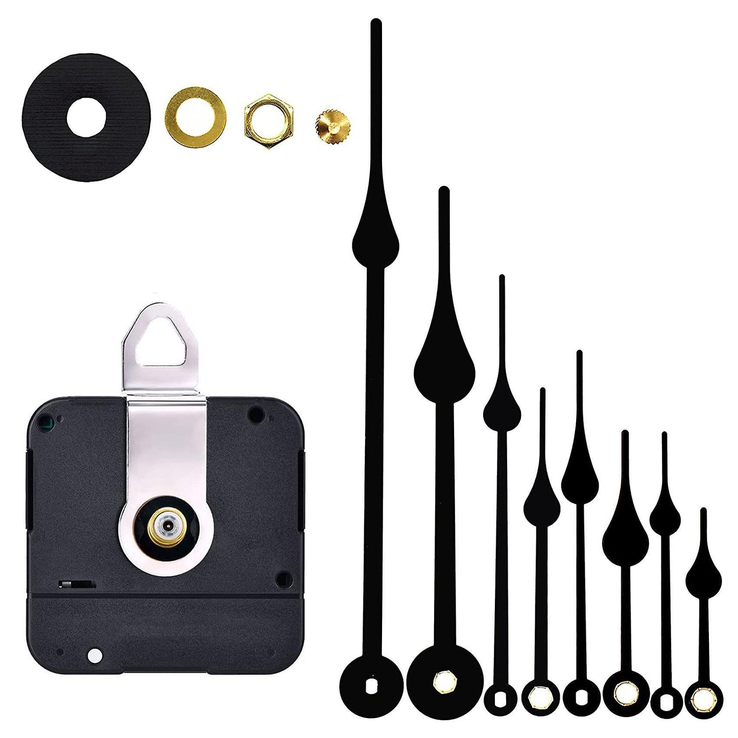 31mm Quartz Movement with 4 Pairs Black Hands Diy Clock Repair