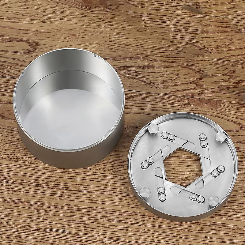 Stainless Steel Ashtray Anti Fly Ash Ashtray with Cover ,shiny Silver