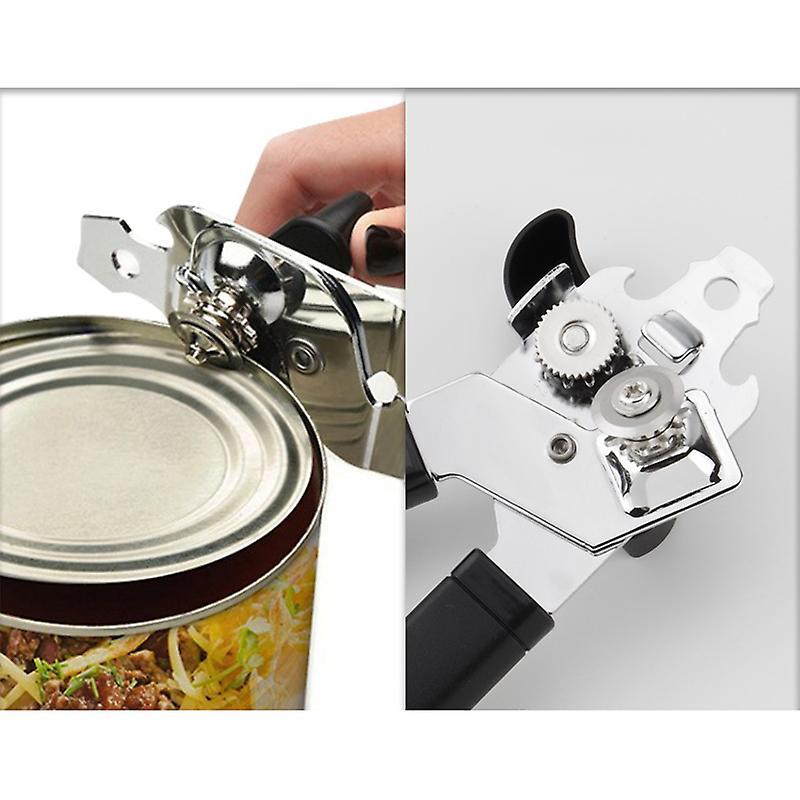 Heavy Duty Iron Tin Can Opener Cutter Comfort Handle Grip Tool