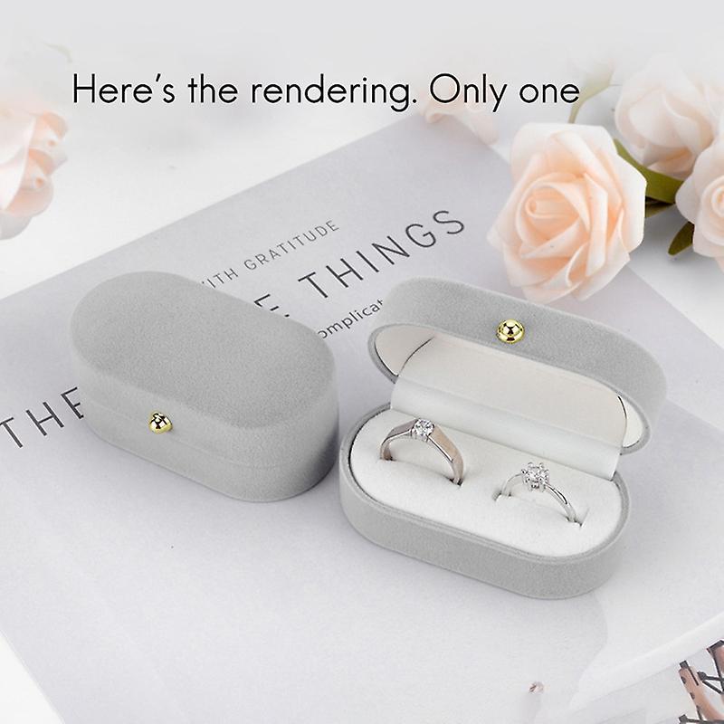 Velvet Silk Pair Ring Box Wedding Ring Box Single Ring Box Wedding C