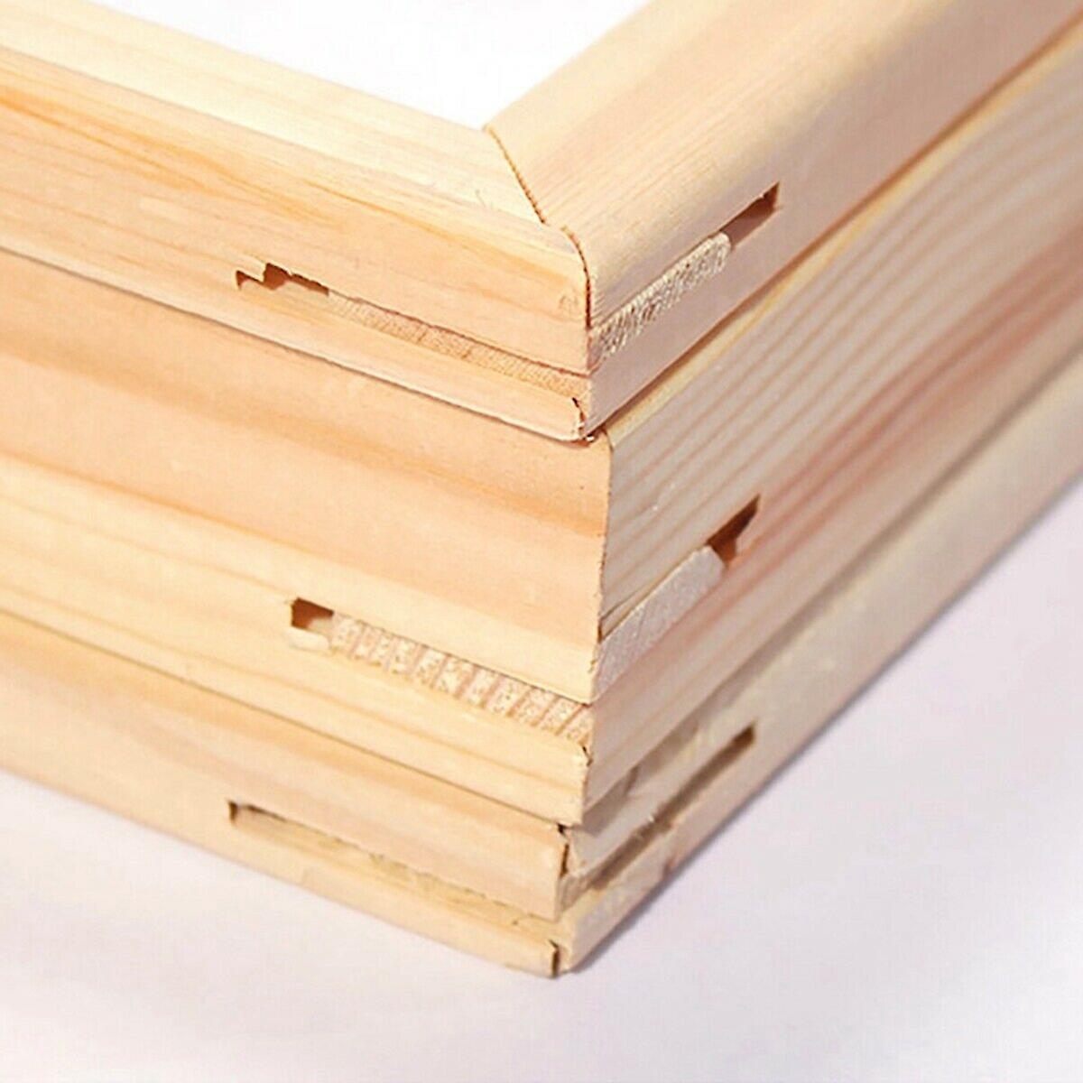 Natural Modern Wood Frame Photo Frame Canvas Oil Painting -40x50cm