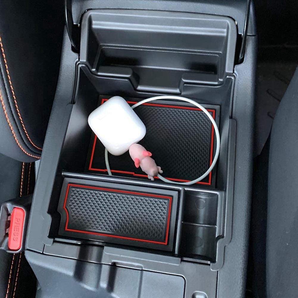Center Console Organizer Tray for Subaru Crosstrek Impreza, Red