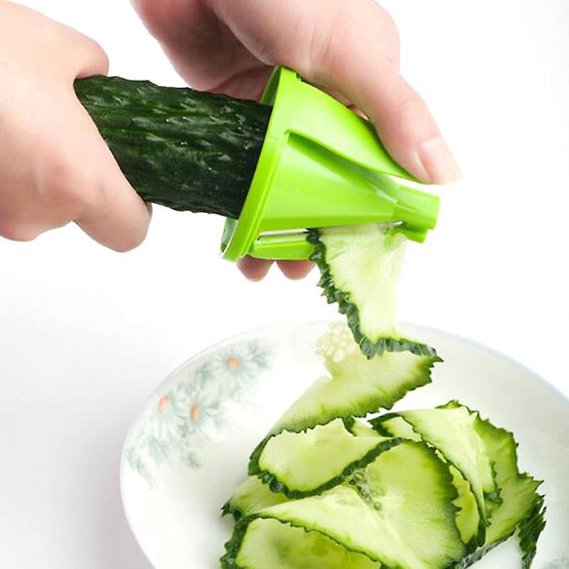 1 Pc Spiral Funnel Vegetable Grater Carrot Cucumber Slicer Chopper