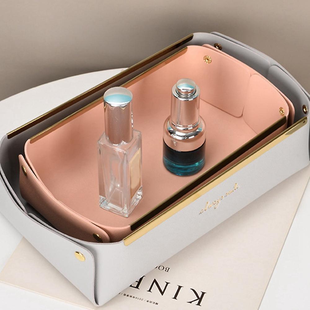Desktop Rectangular Storage Box Key Jewelry Cosmetics Storage Tray