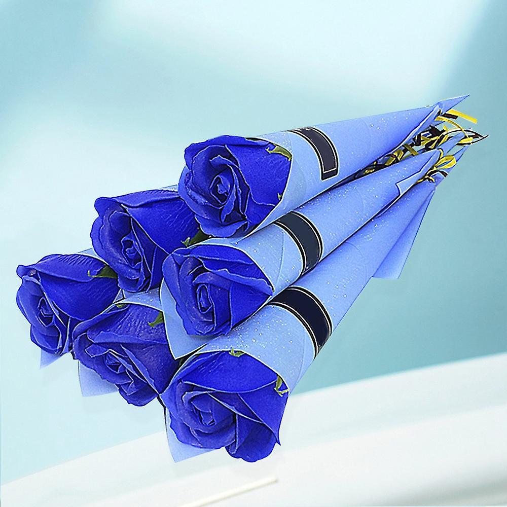 10pcs Single Rose Simulation Korean Rose Soap Flower 1