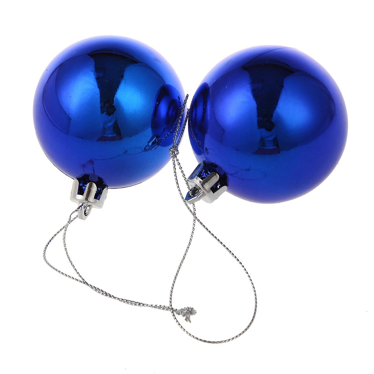 1 X Box Christmas Tree Ball Decorationsdark Blue