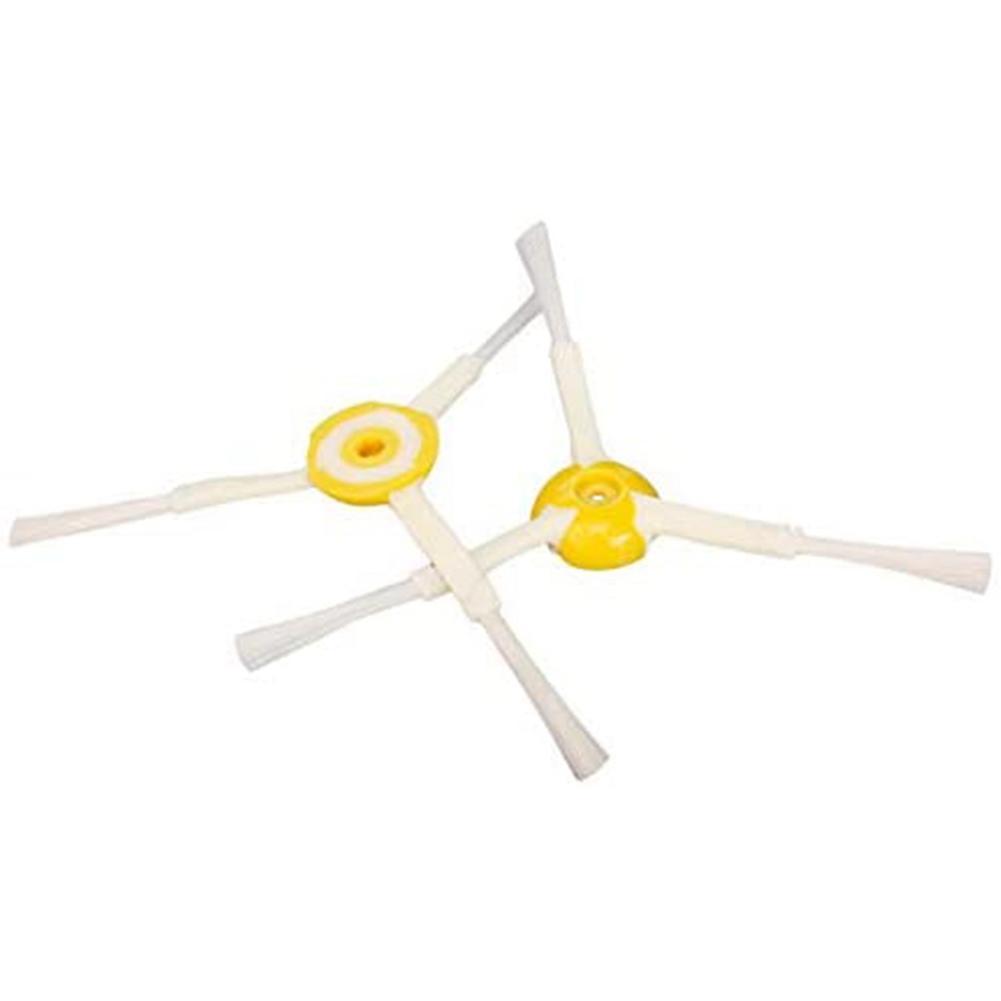 6pcs Spare Side Brushes for Roomba 500,600 and 700 Series - Screws