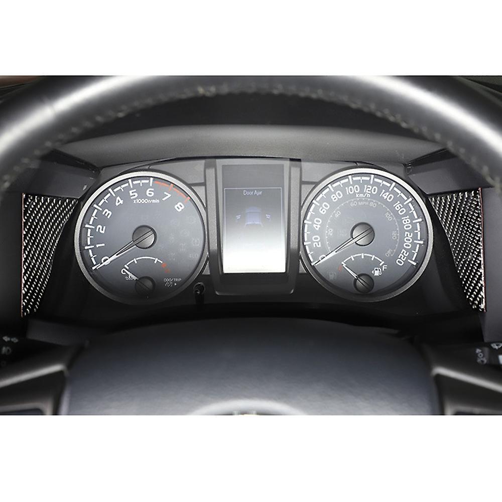 2pcs Car Dashboard Meter Display Cover for Toyota Tacoma 2015-2020