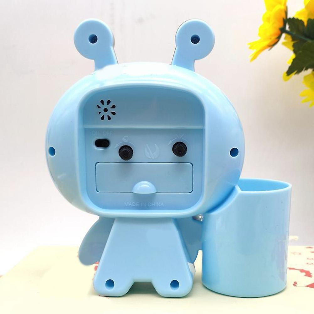 Pen Holder Alarm Clock Electronics Clock Children Gift Clock Yellow