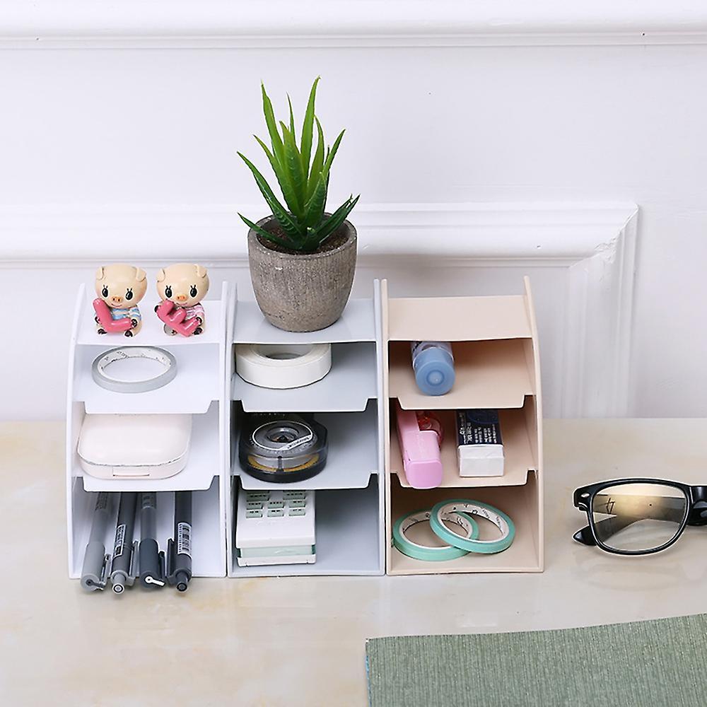 Home Remote Control Holder Storage Box Stationery Storage Rack C