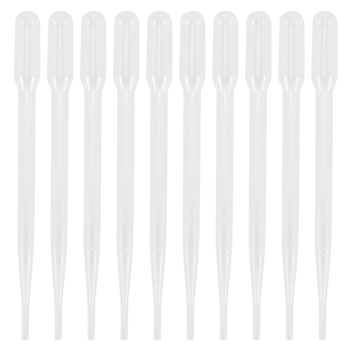 10x Disposable Plastic Eye Dropper Set Transfer Graduated Pipettes