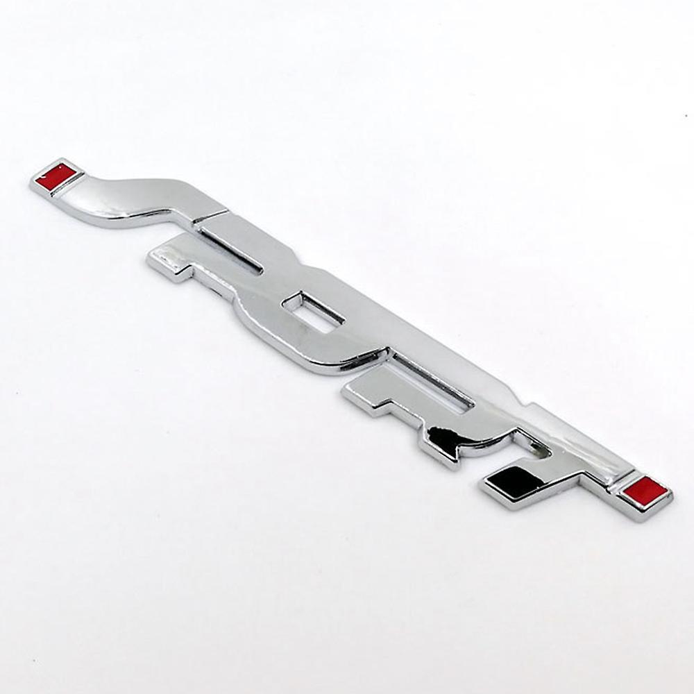 Sport Logo Emblem Car Trunk Fender Badge Sticker Metal Decal Silver