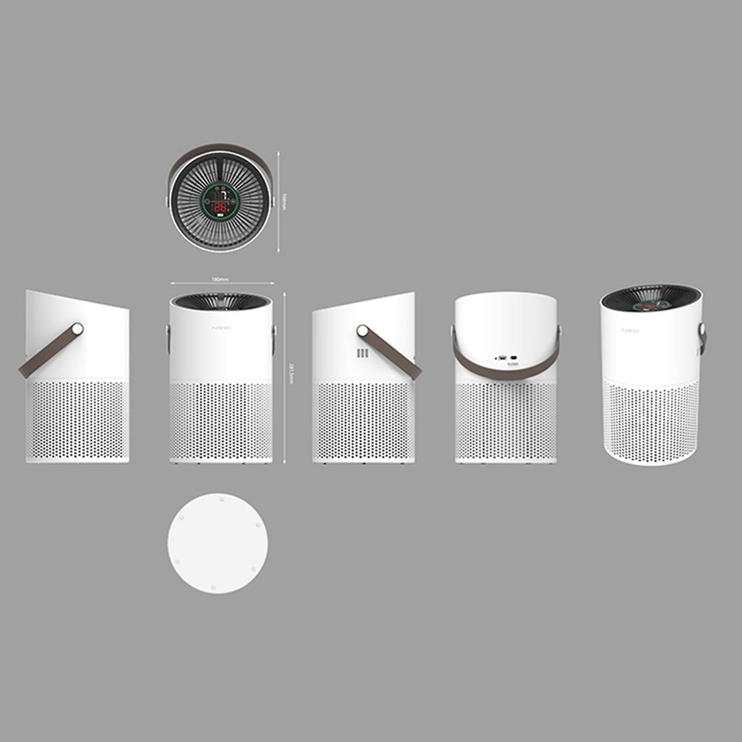 Air Purifier H13 Hepa Filter Lcd Screen Automatic Mode Sleep Mode