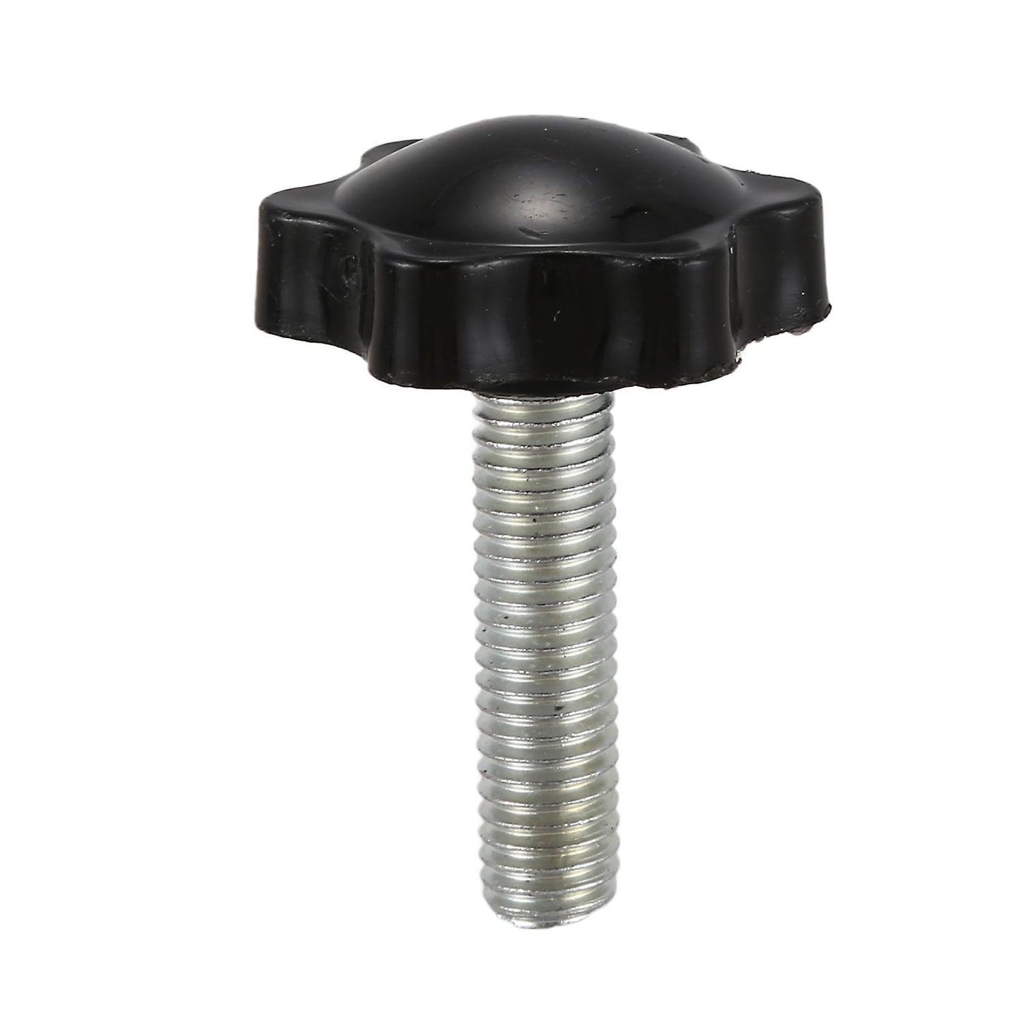 8 Pcs Black Spare Part M8 X 30mm Male Threaded Knurled Grip Star Knob