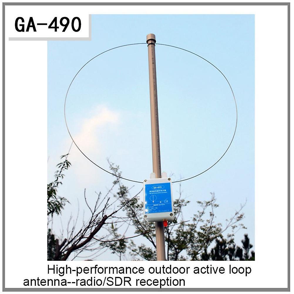 Ga490 100khz-179mhz Ring Active Receive Antenna Sdr Loop Antenna