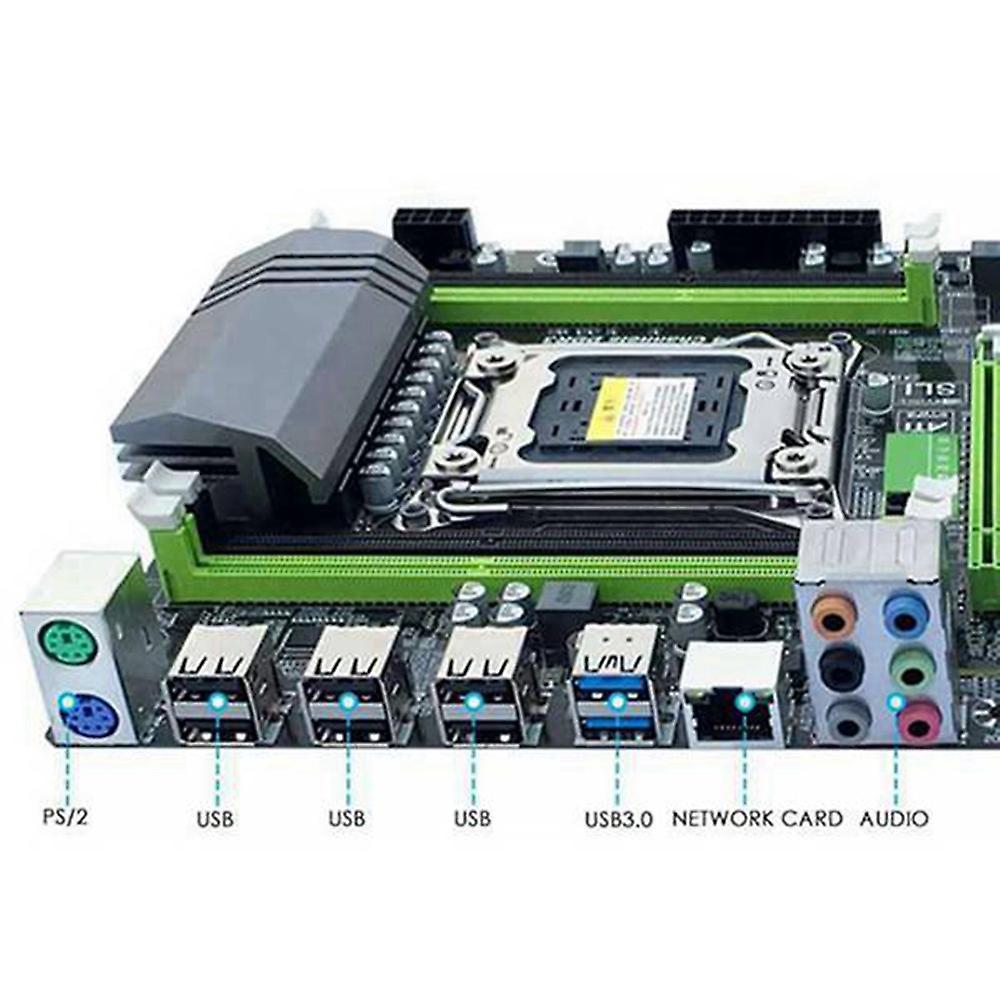 X79 Motherboard Set Lga2011 with E5 2620 V2 Cpu +switch Cable