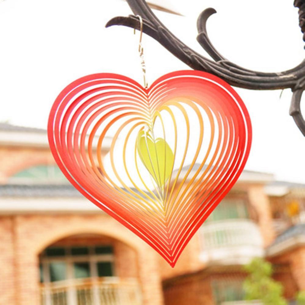 Stainless Steel Stereo Rotating Metal Wind Chime Wind A