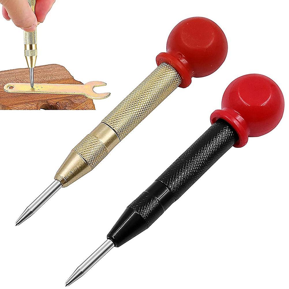 Auto Center Hole Punch with Cushion Cap for Metal Wood Plastic