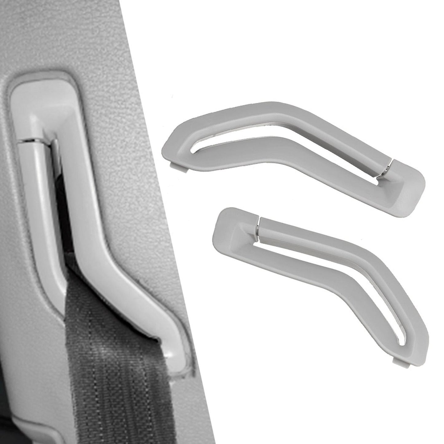 2x for Volvo S60 Right Seat Belt Retractor Guide Ring Belt Selector