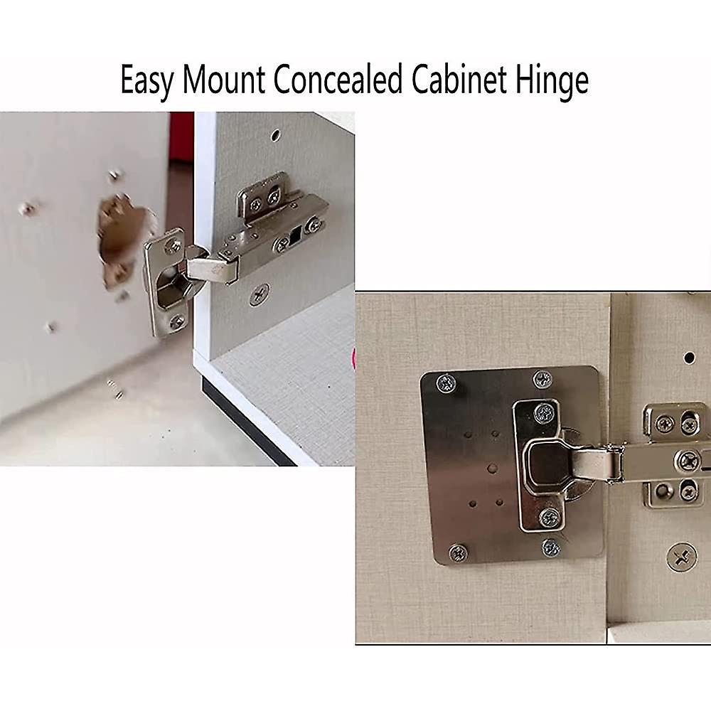 4pcs Hinge Repair Plate for Furniture Cabinet Drawer Door Window