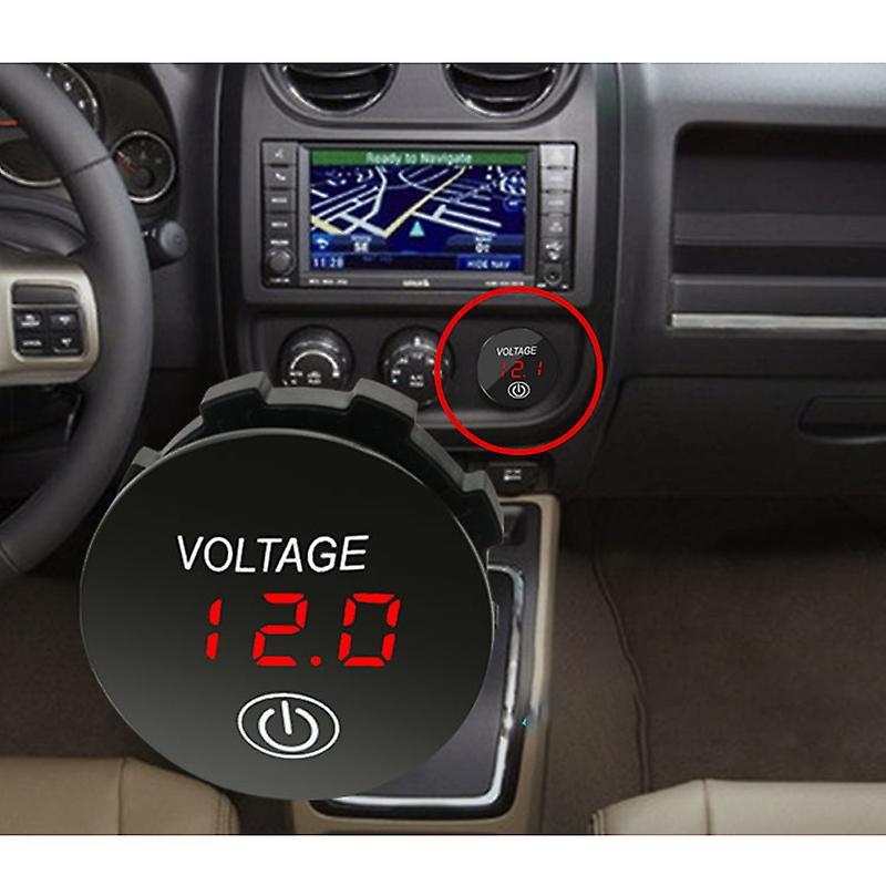 Battery Capacity Display Voltmeter Led Digital Voltage Meter Green