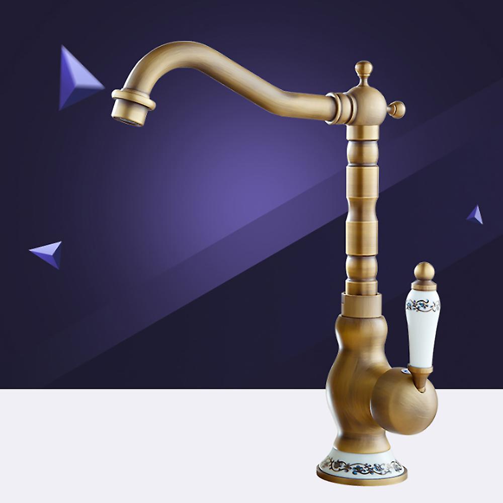 360 Degree Swivel Spout Basin Mixer Tap Kitchen Faucet 30.5cm