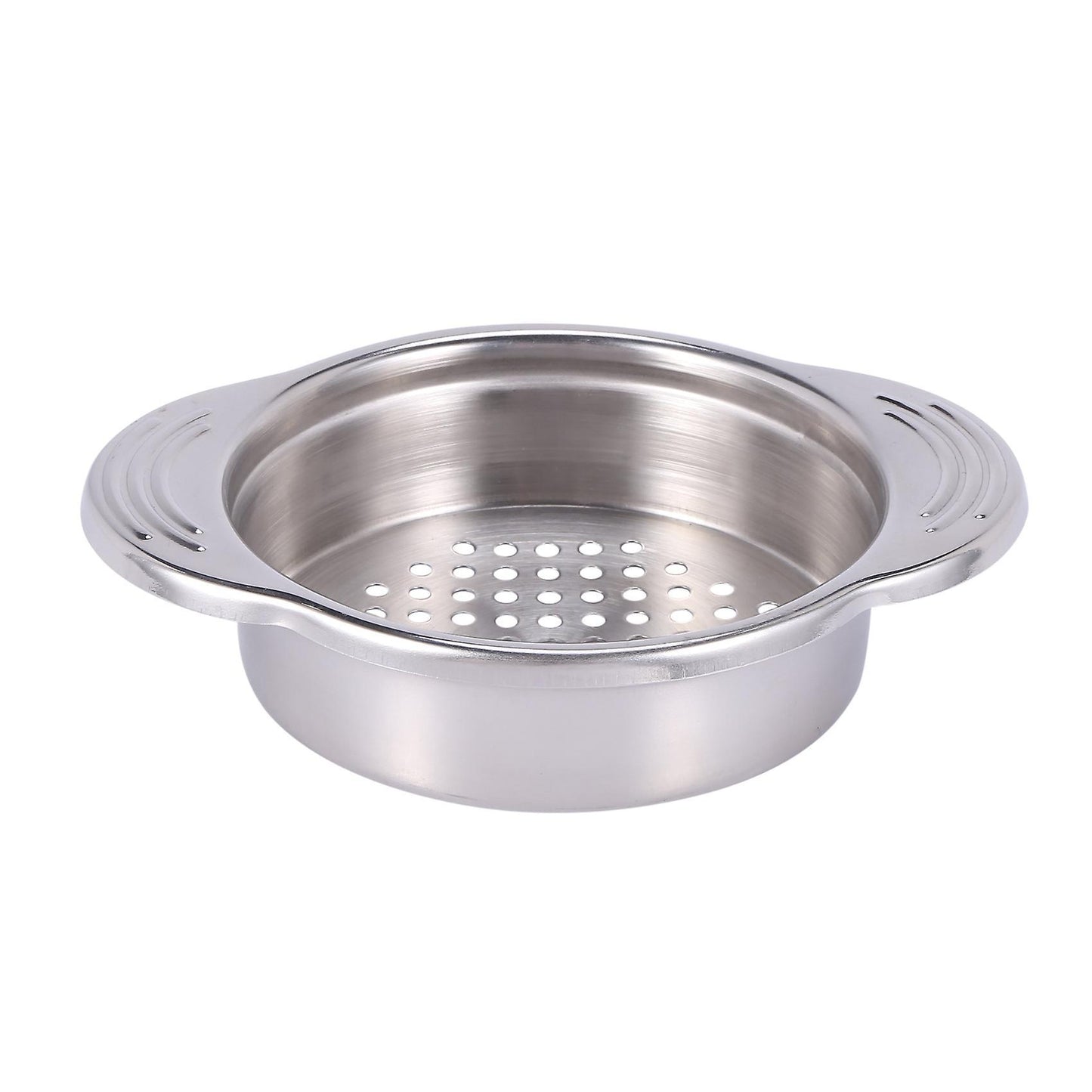 Stainless Steel Food Can Strainer Sieve Tuna Press Lid Oil Drainer