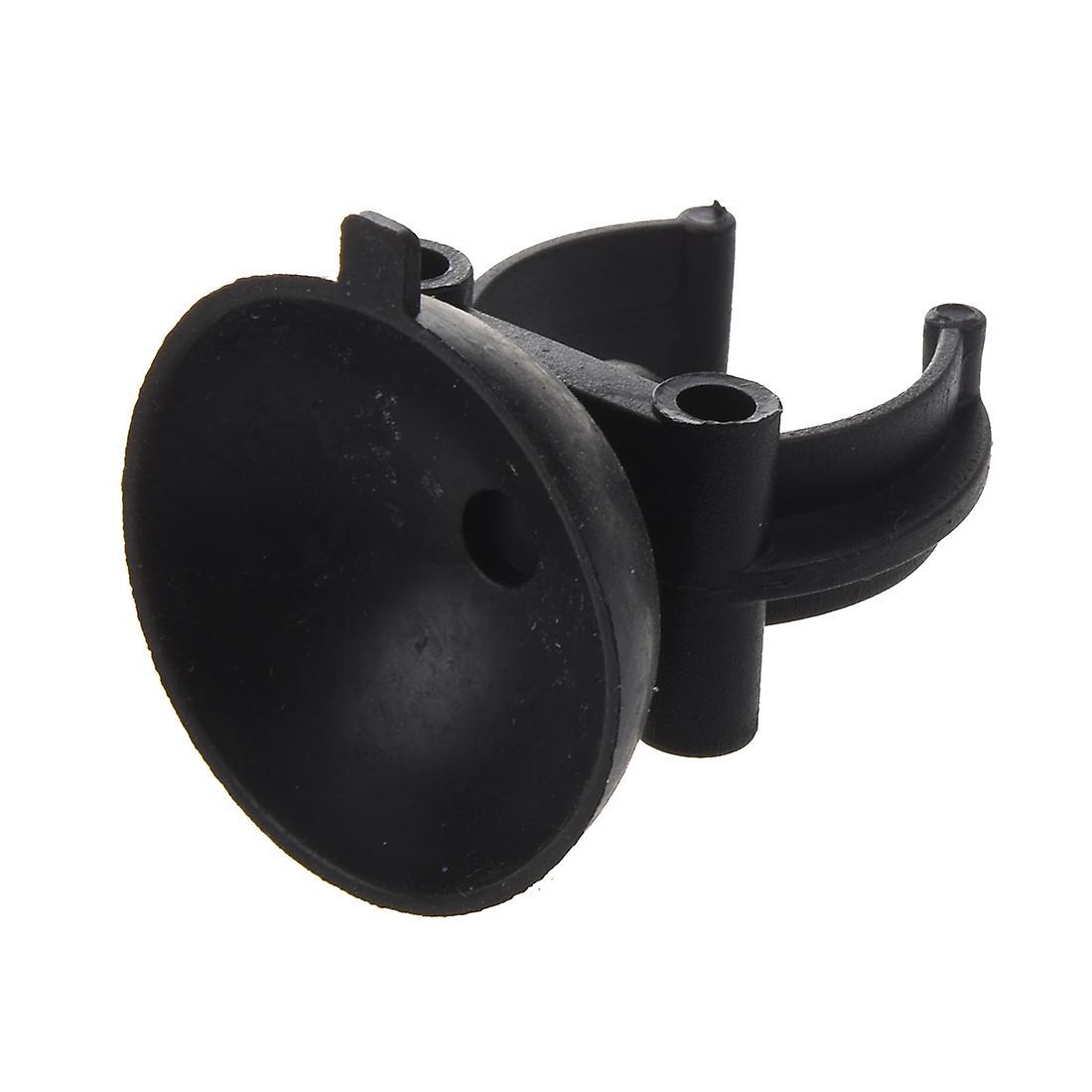 2 Pcs Black Suction Cup Airline Clips Holders for Aquarium