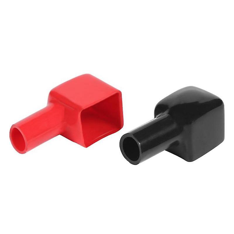 1 Pair Red+black Car Battery Covers Insulation Caps Positive+negative