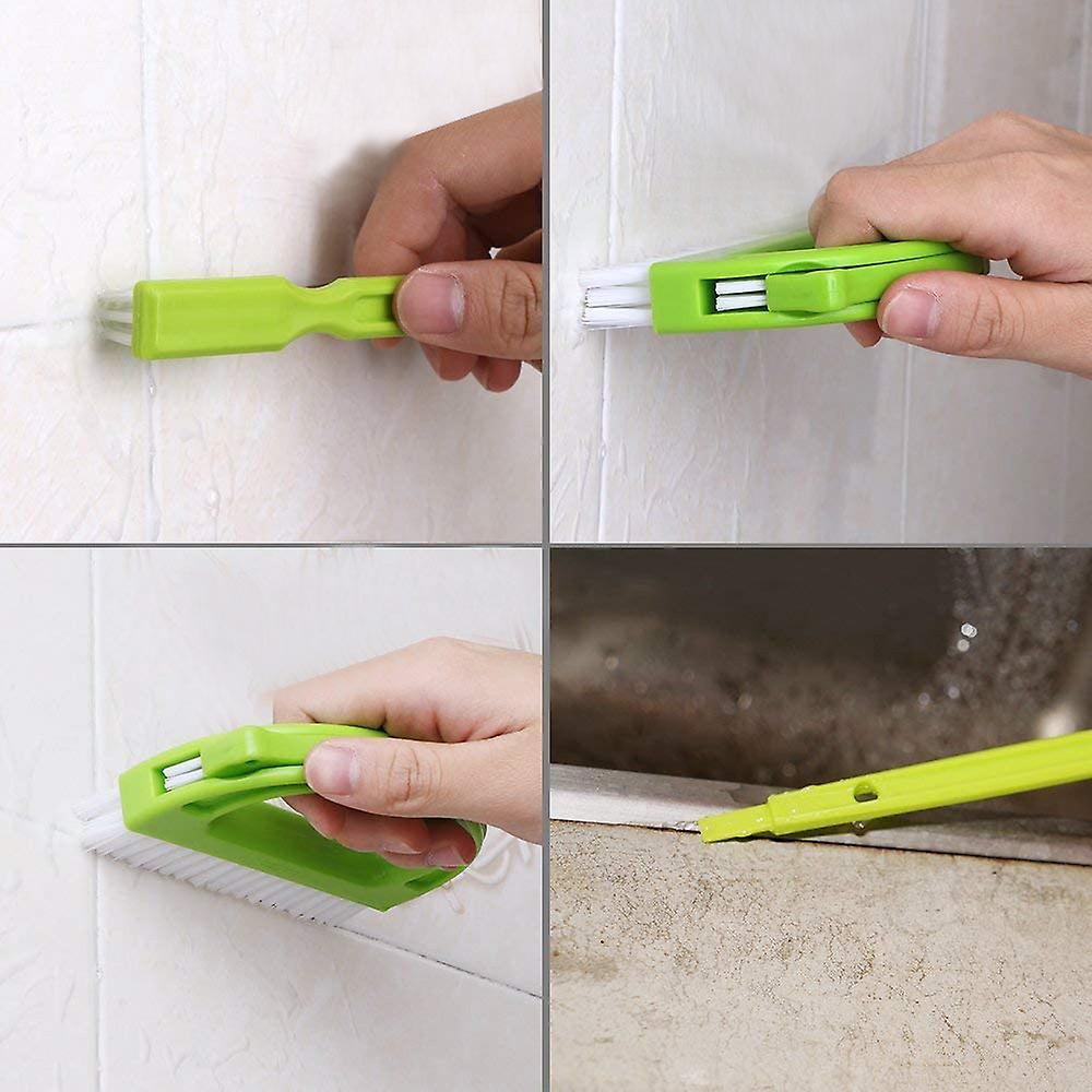 Grout (4 In 1) Tile Cleaner Brush,joint Scrubber for Deep Cleaning