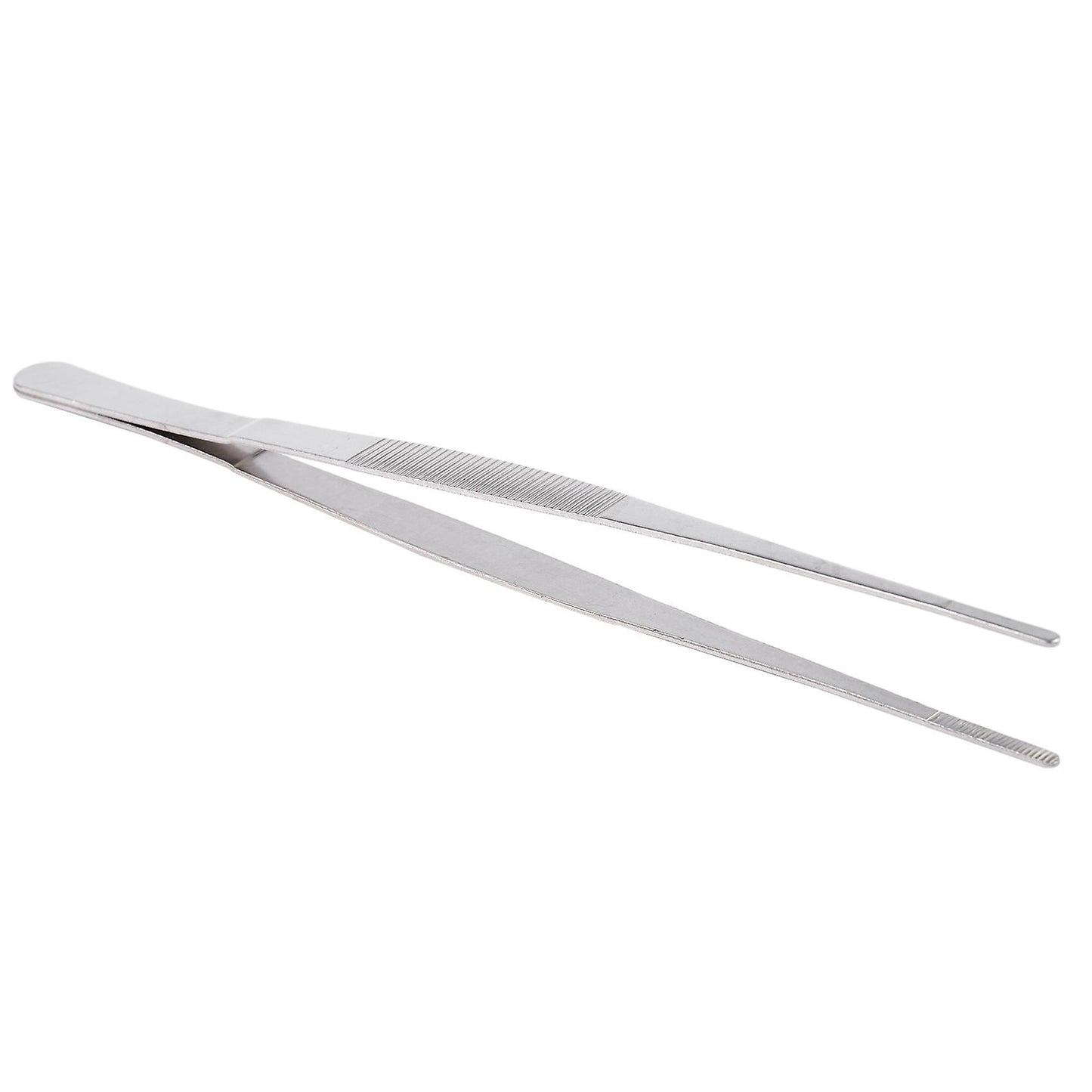 Hospital Home Stainless Steel Straight Tweezers Forceps Handy Tool