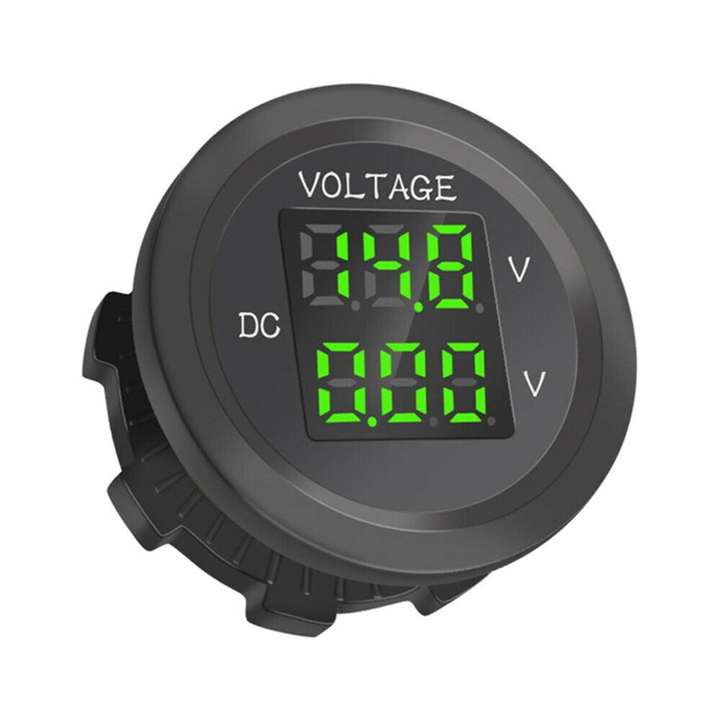 Green Light 12v-24v Car Led Display Digital Dual Voltage Tester