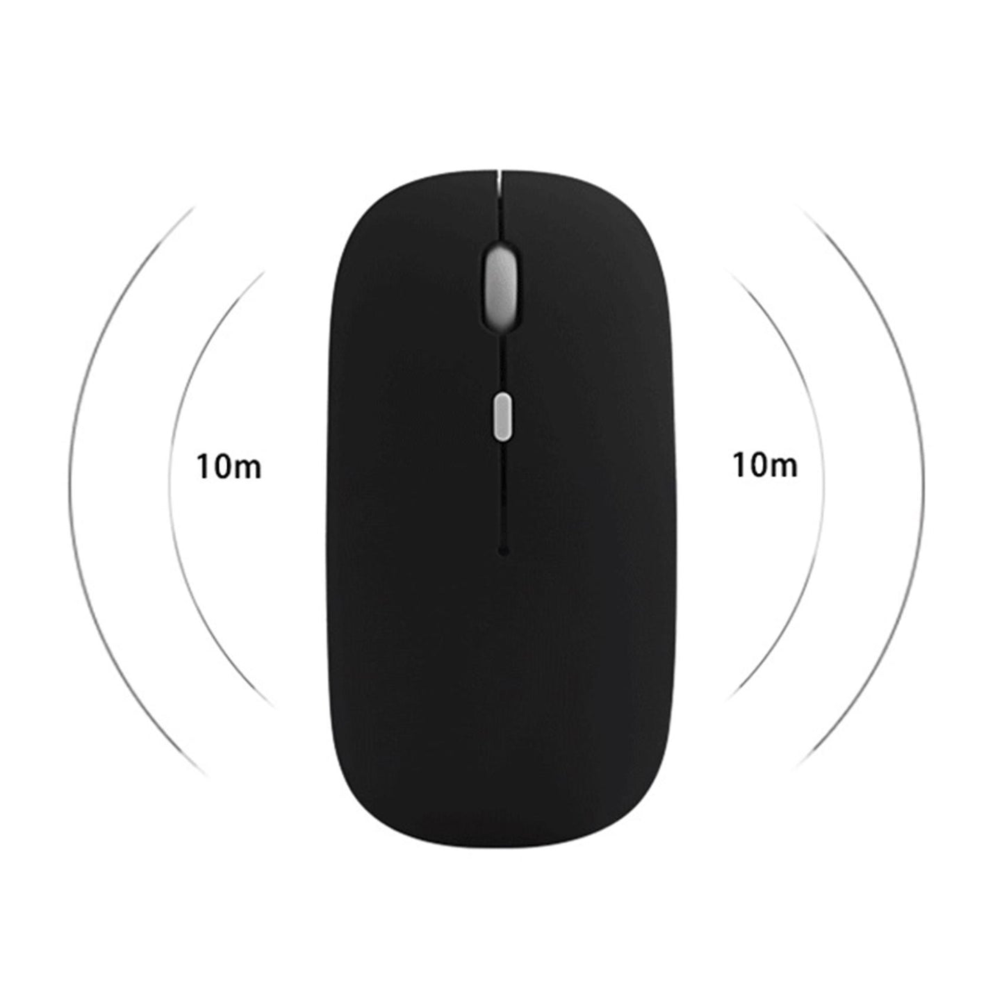 5.0 Bluetooth Wireless Mouse for Apple Macbook Air Xiaomi Pro Black
