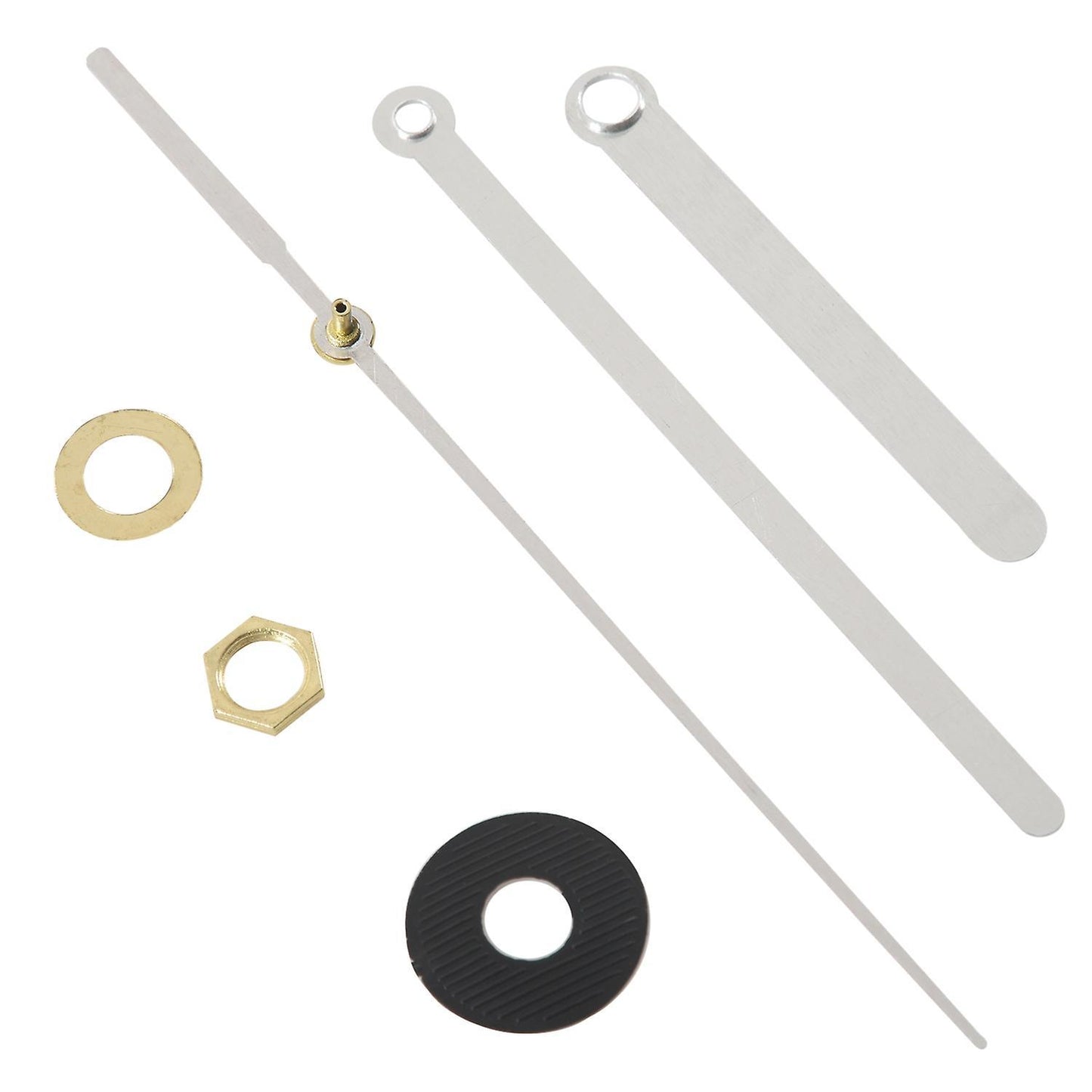 Clock Movement Mechanism Black Hour Minute Red Second Hand Diy Tools Set