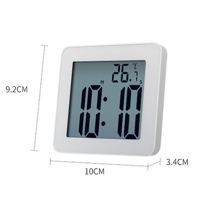 Digital Lcd Electronic Alarm Clock Waterproof Clocks Hanging Timer
