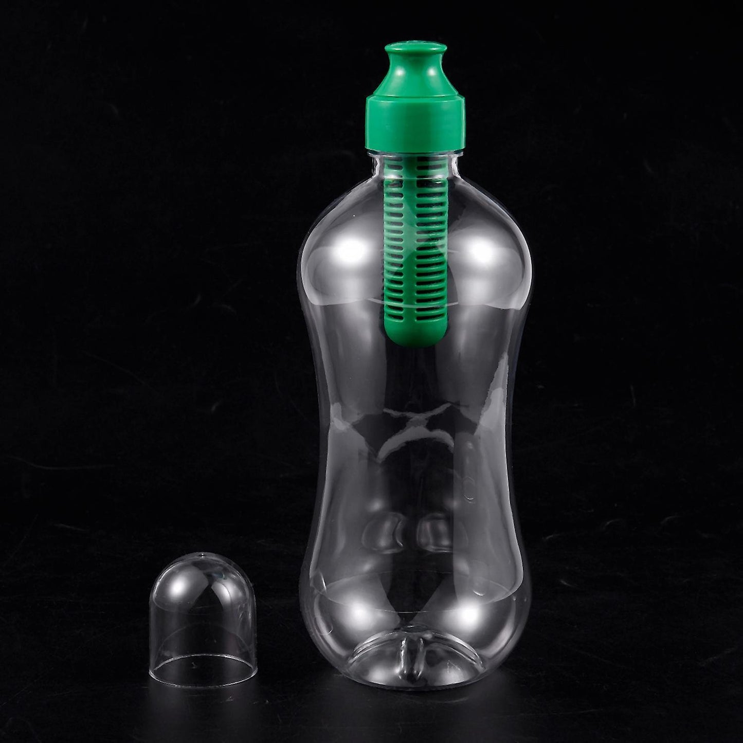550ml Outdoor Water Hydration Filter Bottle Filtered Drinking, Green