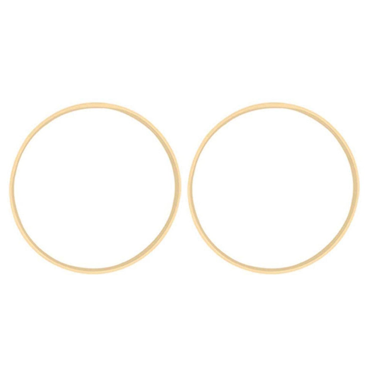 2x Dream Bamboo Rings,wooden Circle Round Catcher Diy Hoop 23cm