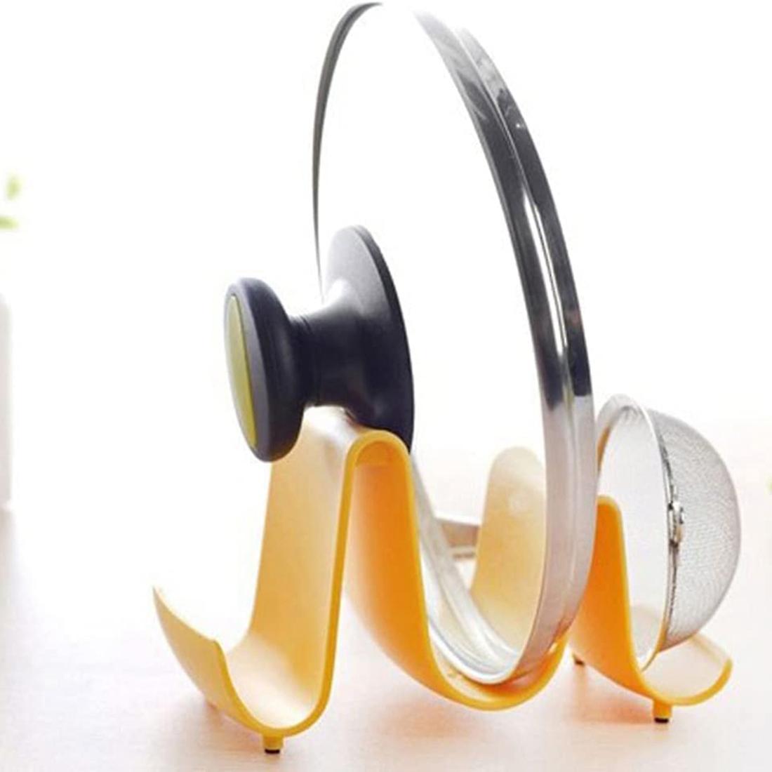 4 Pieces Of Pot Lid Holder Pot Lid Storage Rack for Home Kitchen