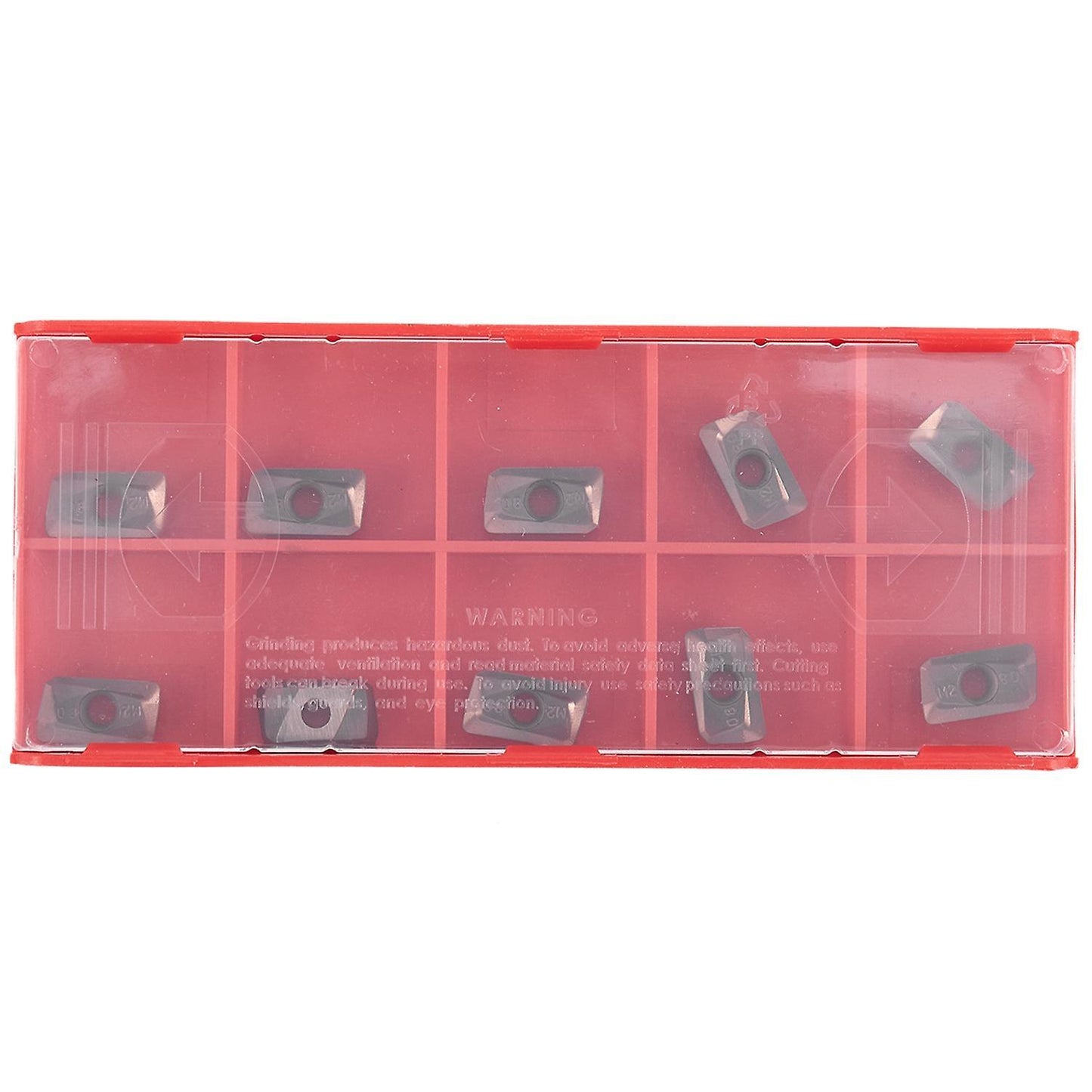 10pcs Carbide Inserts + 1pc Bap 300r Tool Holder with Wrench