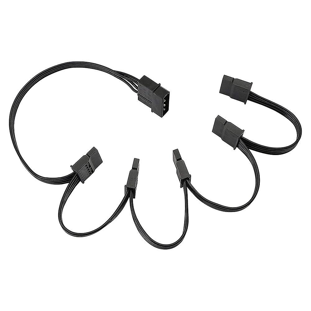 4pin Ide 1 to 5 Sata 15pin Hard Drive Power Supply Splitter Cable