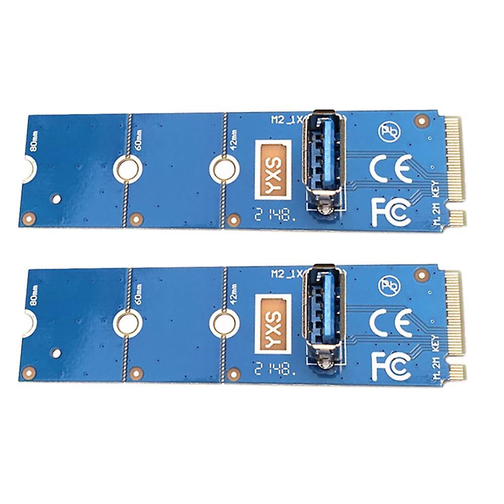 2pcs M.2 to Pci-e X16 Ngff Slot Adapter Card Graphics Adapter Card