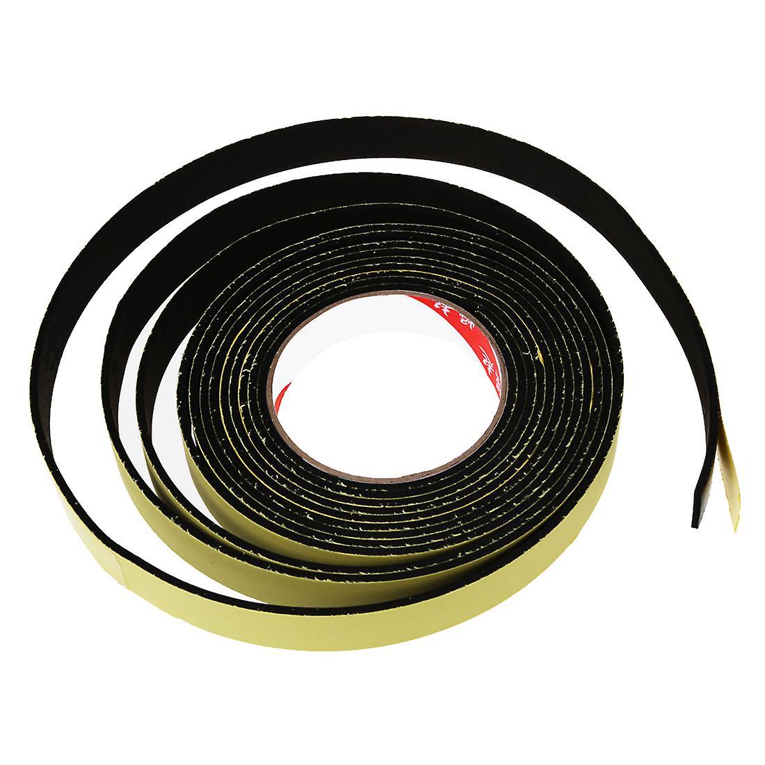 5m Black Single Sided Self Adhesive Foam Tape 20mm Wide X 3mm Thick